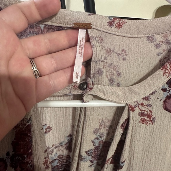 Free People Tree Swing Floral Mini Dress Tunic - Picture 3 of 5